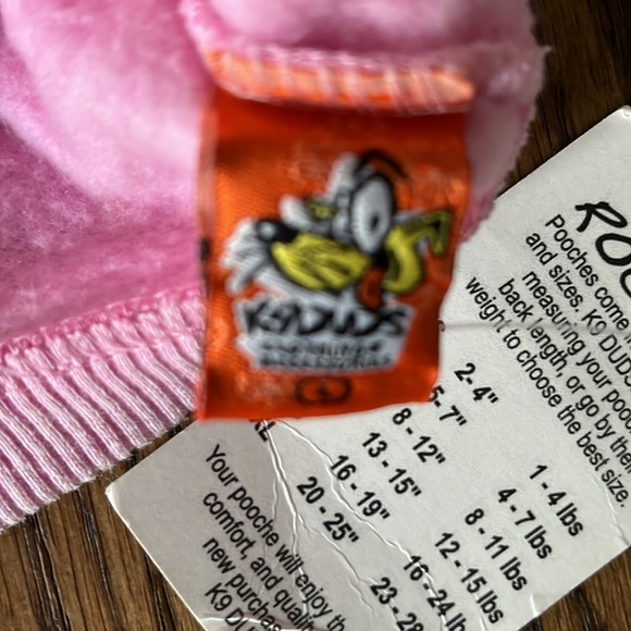 Doggie pink hoodie size Large 🐶💙 - Picture 4 of 4